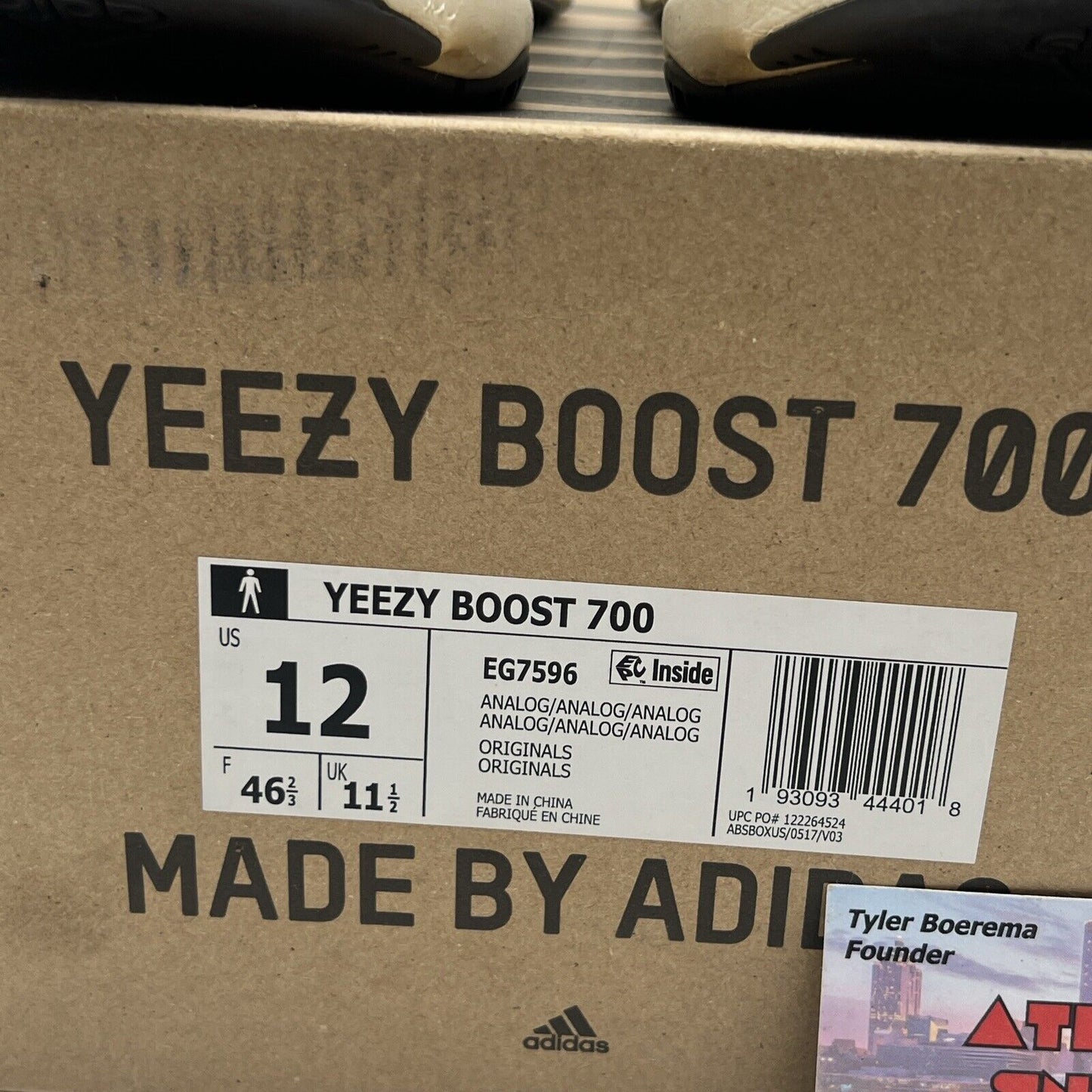 Size 12 - adidas Yeezy Boost 700 Low Analog Grey Leather (EG7596)