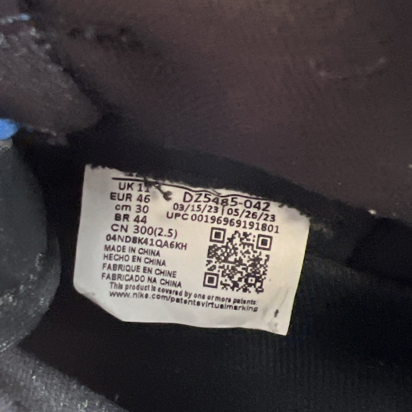 Size 12 - Air Jordan 1 Retro OG High Royal Reimagined (DZ5485-042)