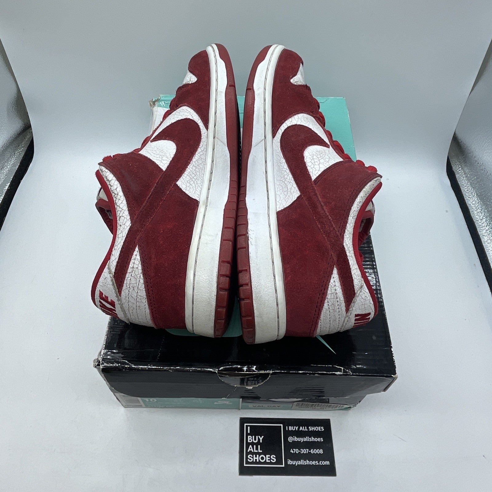 Size 10 - Nike Dunk Premium SB Low Valentine's Day 2014 Suede (313170-662)