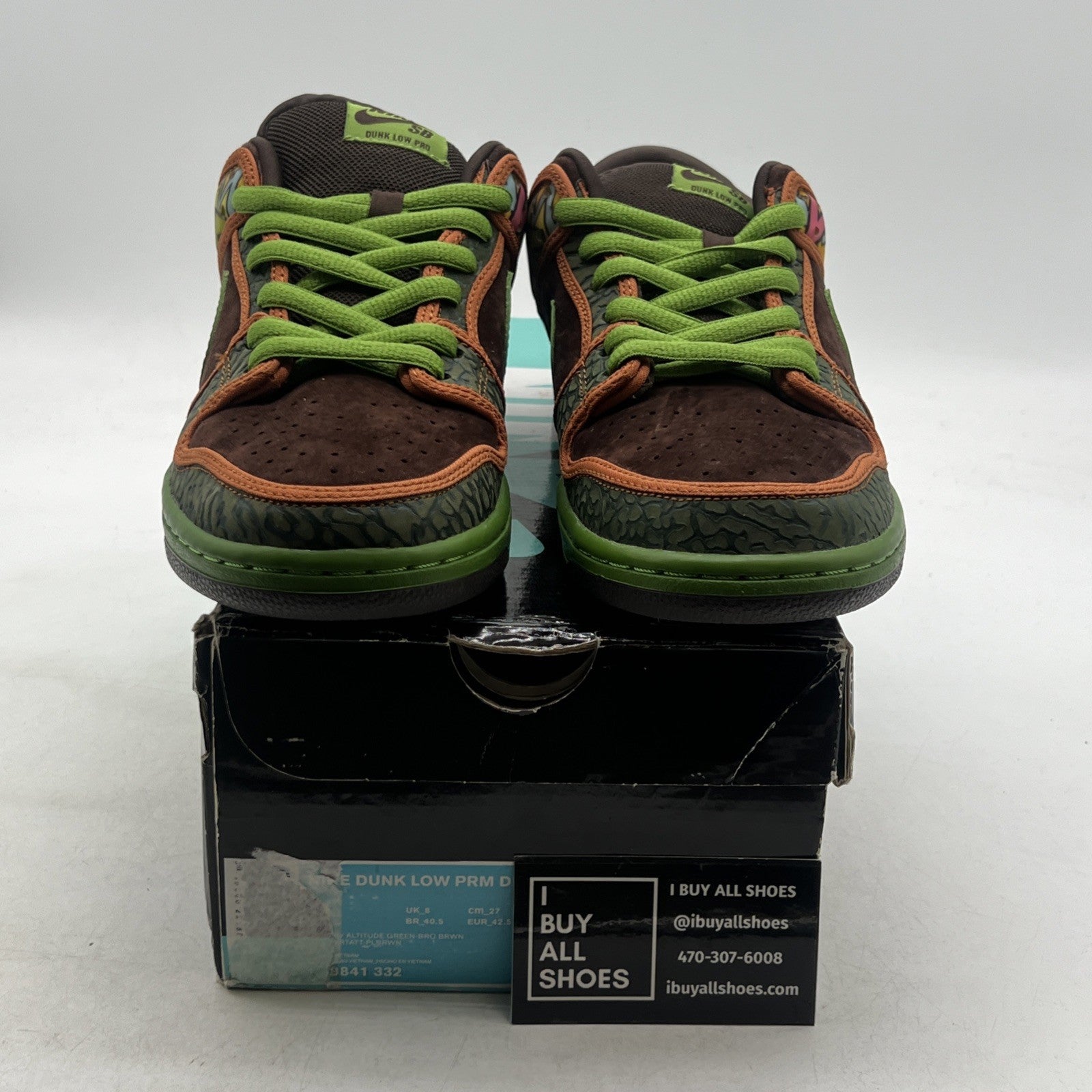Size 9 - Nike SB Dunk Low de la soul 2015 (789841-332)