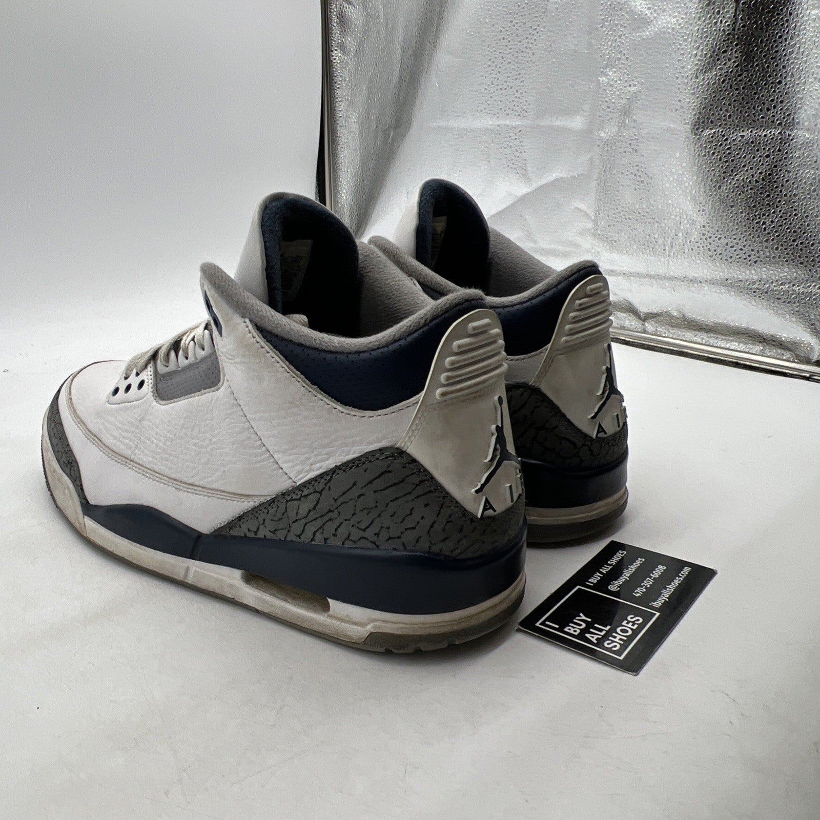 Size 11.5 - Air Jordan 3 Retro Midnight Navy (CT8532-140)