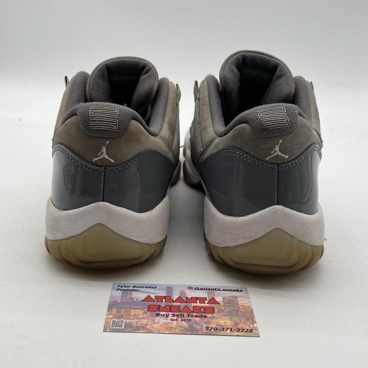 Size 10.5 - Air Jordan 11 Retro Low Cool Grey 2018 (528895-003)