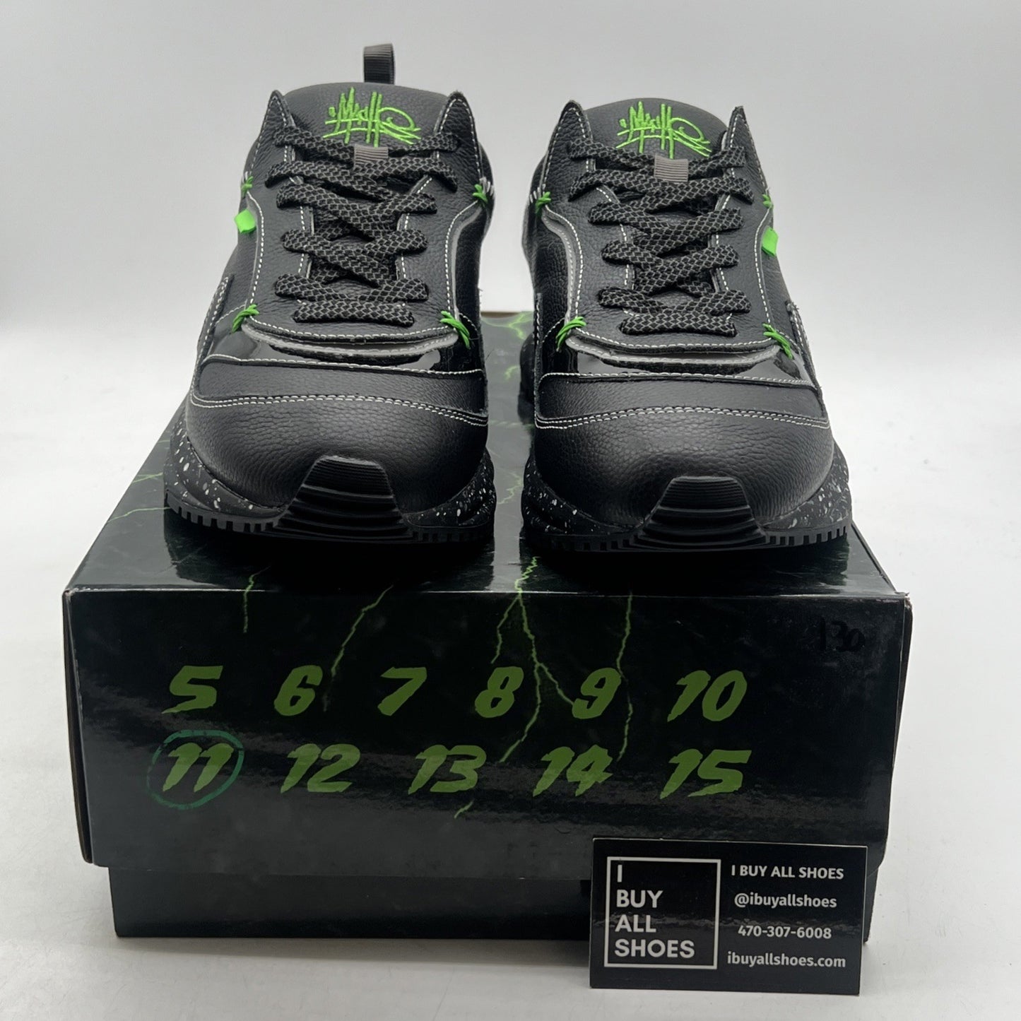 Size 11 - Mache Gang Runner Shoes “Cobra Slime Green” With Box