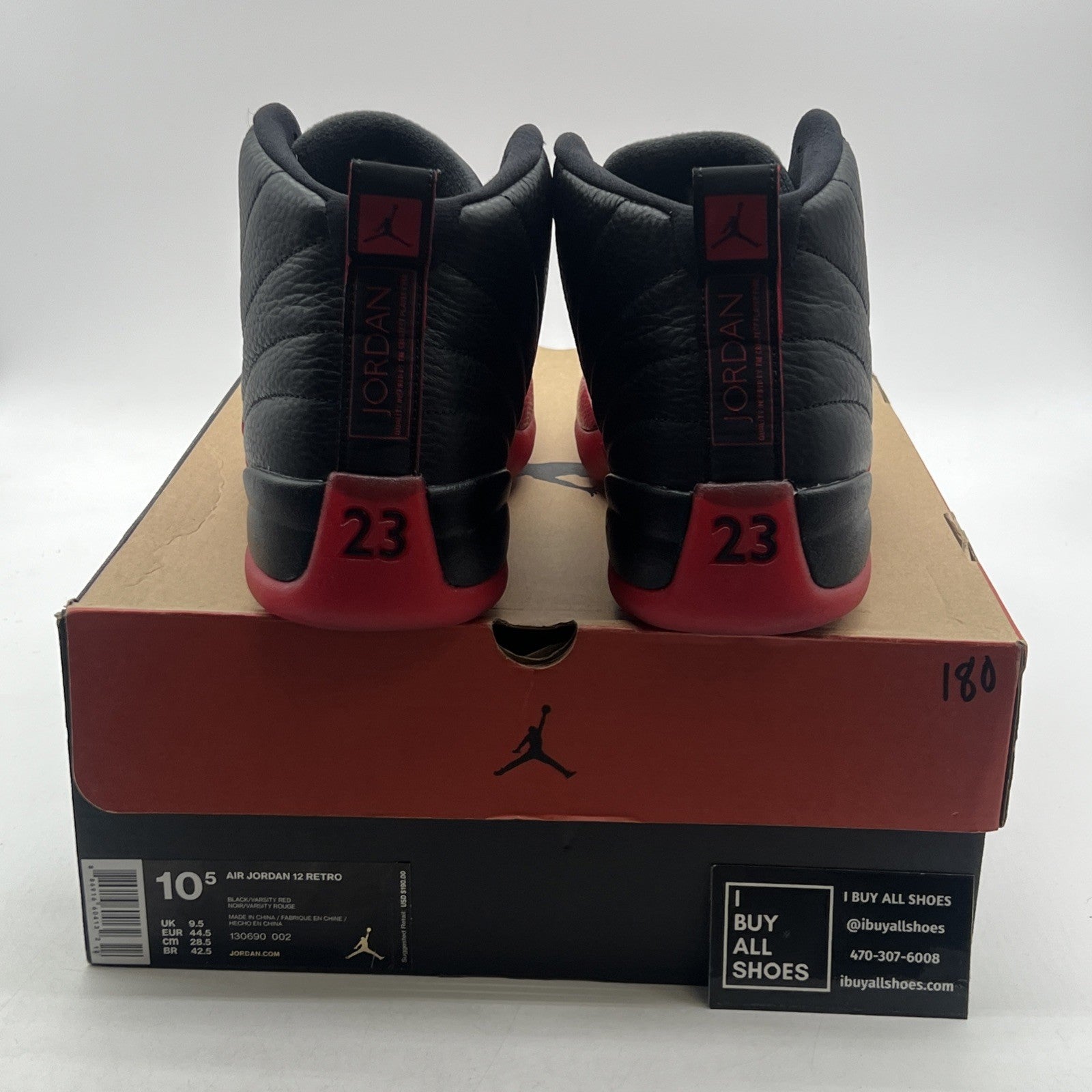 Size 10.5 - Air Jordan 12 Retro Mid Flu Game (130690-002)