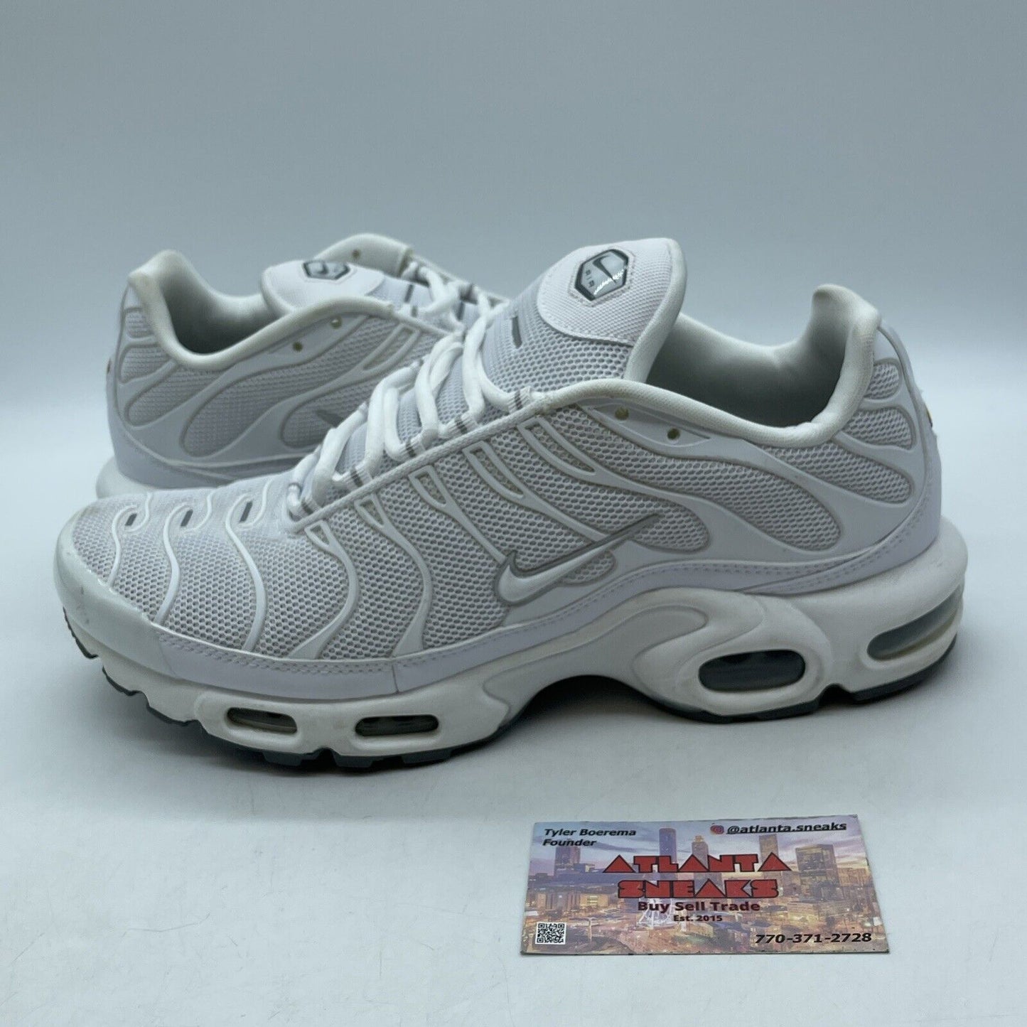 Size 9.5 - Nike Air Max Plus White (604133-139)