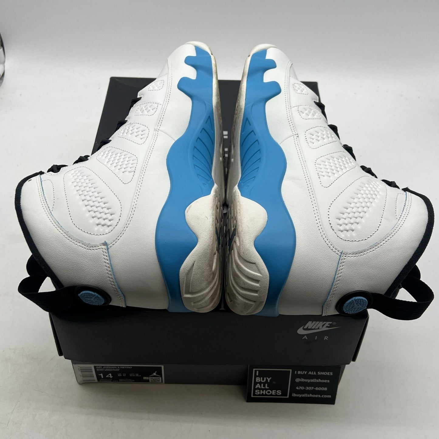 Size 14 - Air Jordan 9 Retro 2024 Powder Blue (FQ8992-101)