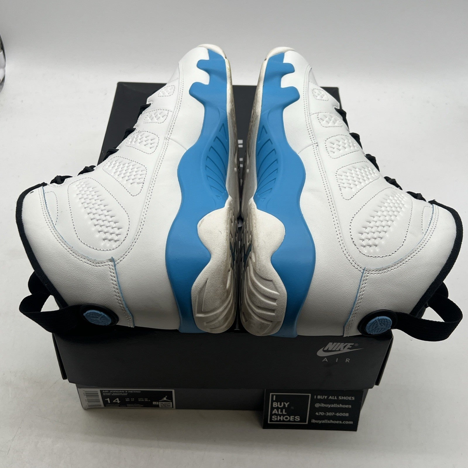 Size 14 - Air Jordan 9 Retro 2024 Powder Blue (FQ8992-101)