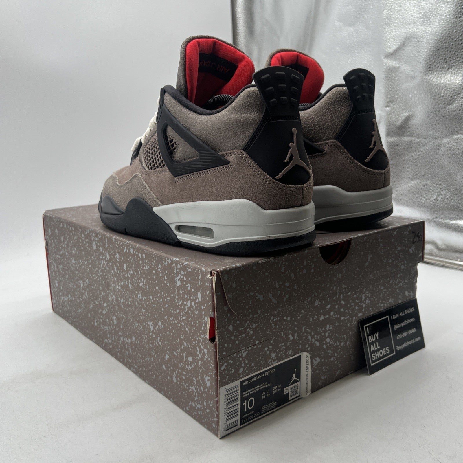 Size 10 - Air Jordan 4 Retro Mid Taupe Haze (DB0732-200)