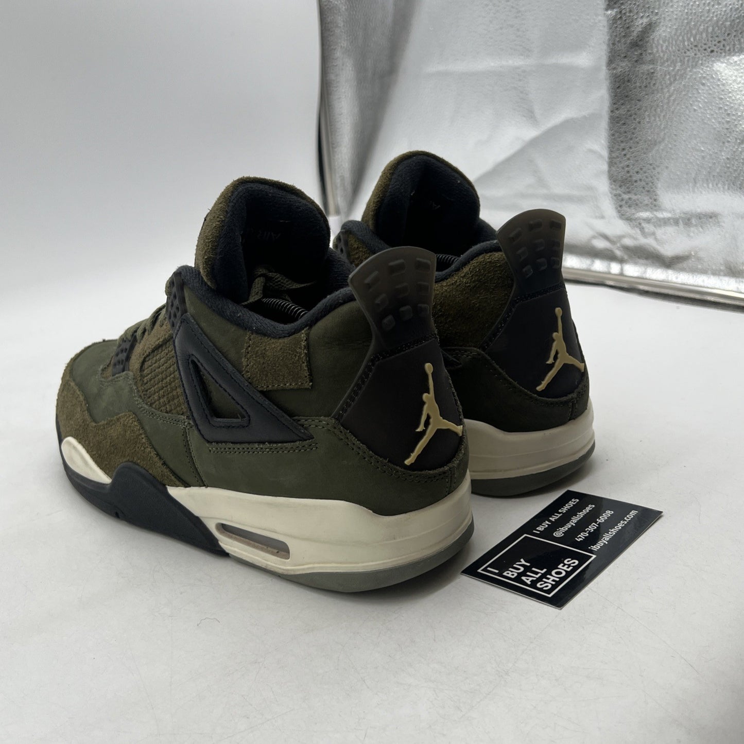Size 11 - Air Jordan 4 SE Retro Low Craft - Olive (FB9927-200)