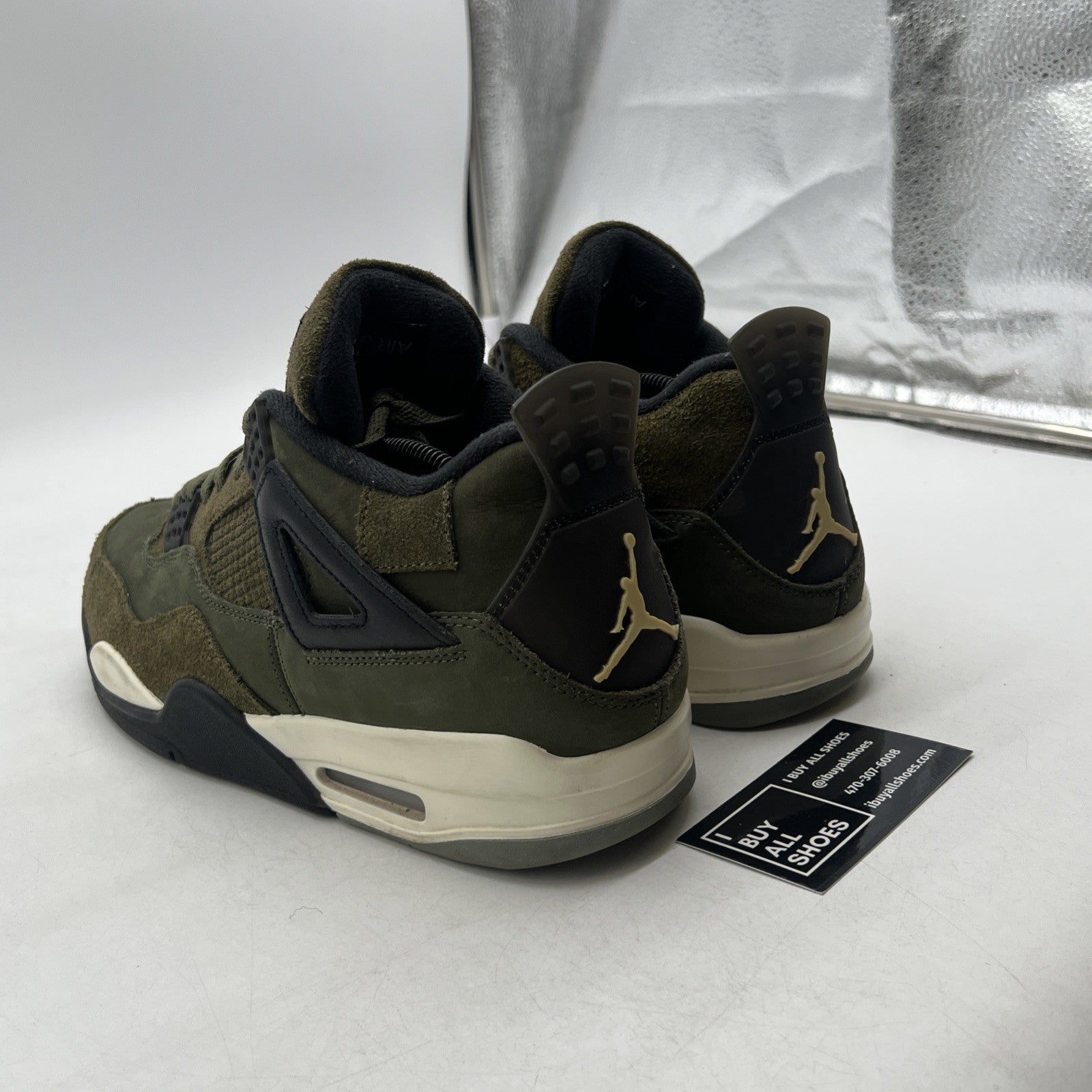 Size 11 - Air Jordan 4 SE Retro Low Craft - Olive (FB9927-200)