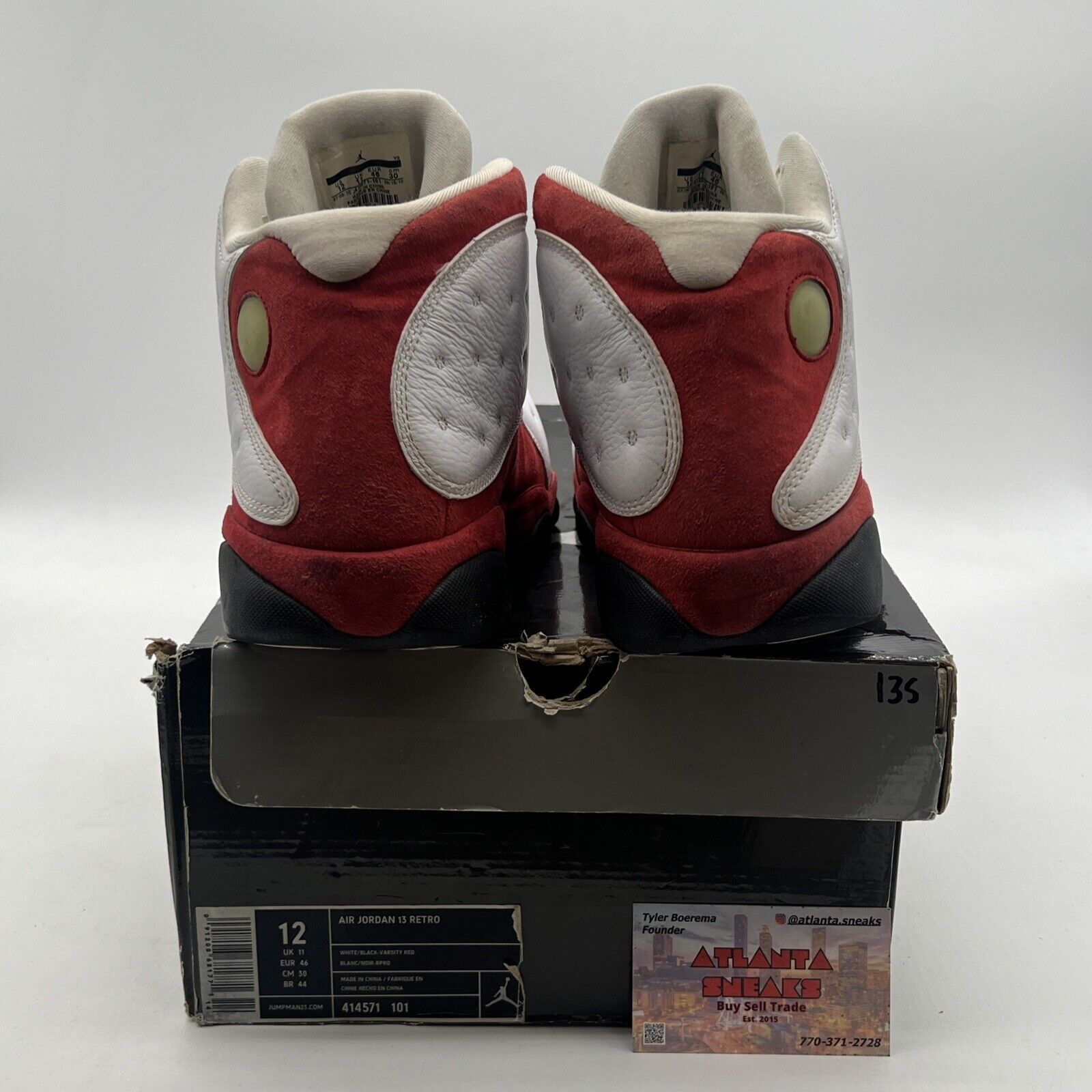 Size 12 - Air Jordan 13 Retro 2010 Cherry (414571-101)