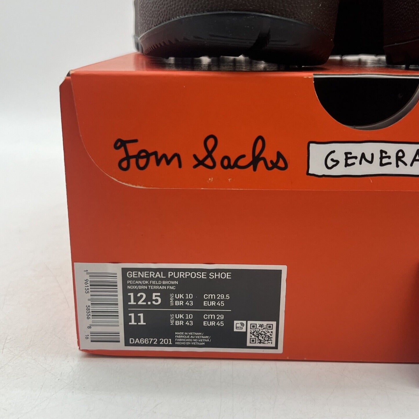 Size 12.5 - NikeCraft General Purpose Shoe x Tom Sachs Low Brown W (DA6672-201)