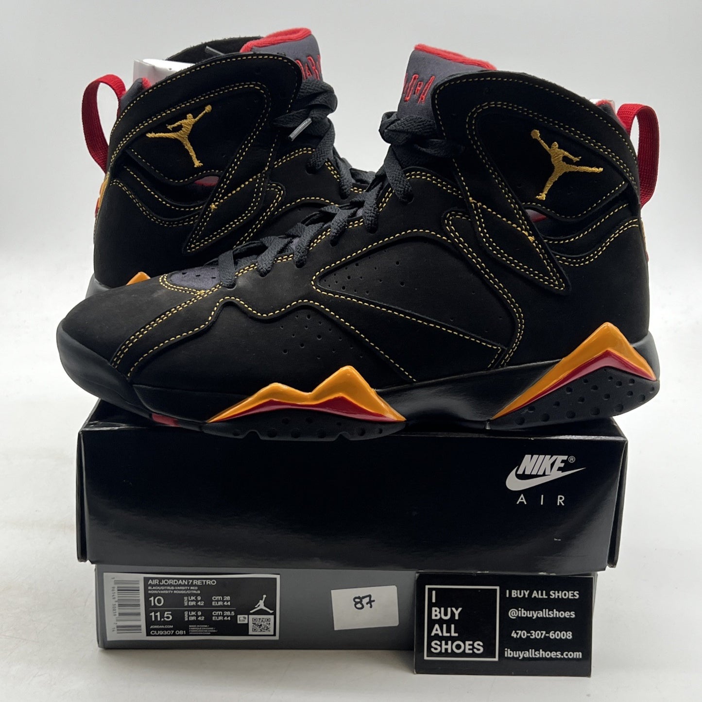 Size 10 - Air Jordan 7 Retro Citrus (CU9307-081)