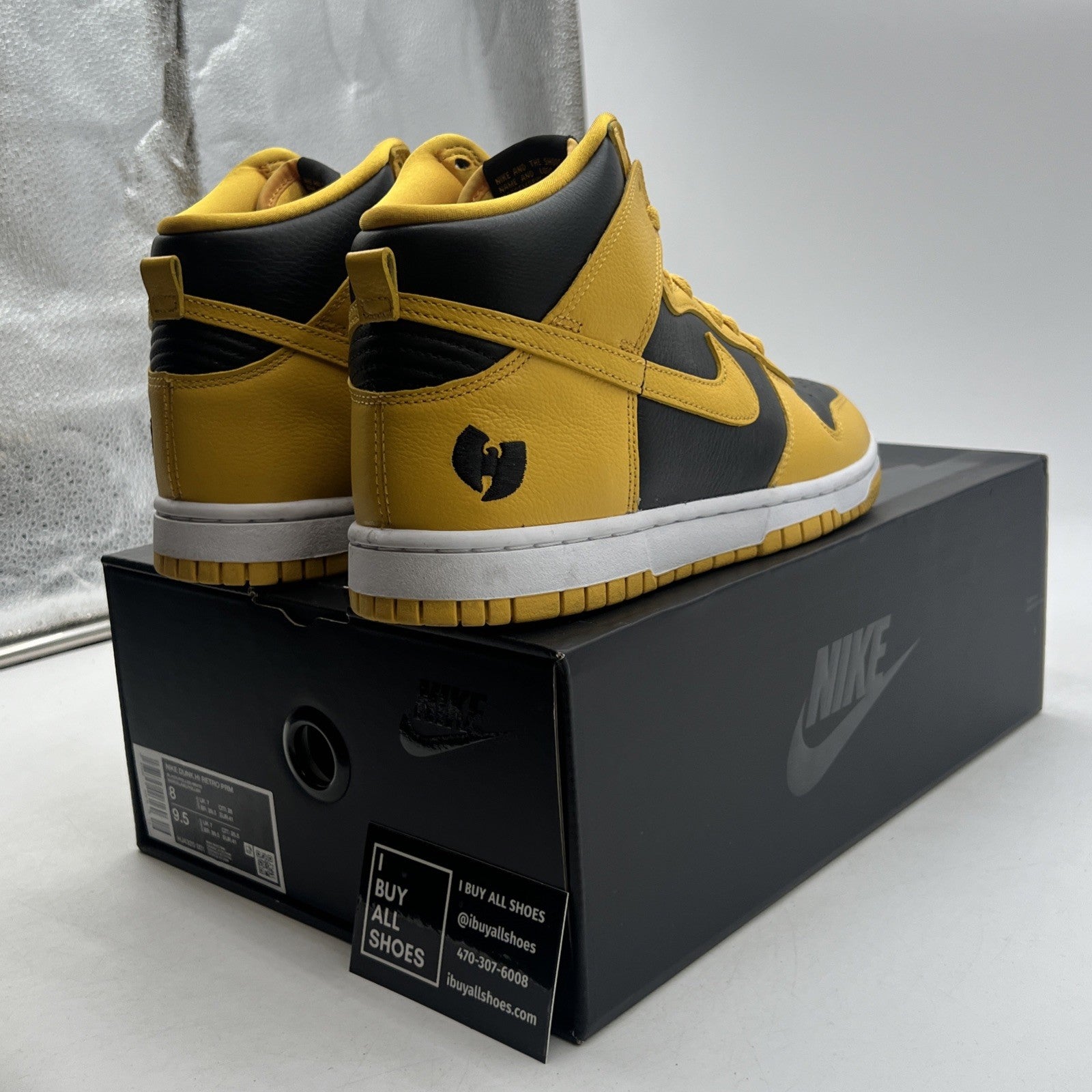 Size 8 - Nike Wu-Tang x Dunk Retro Premium 2024 High Yellow (HJ4320-001)