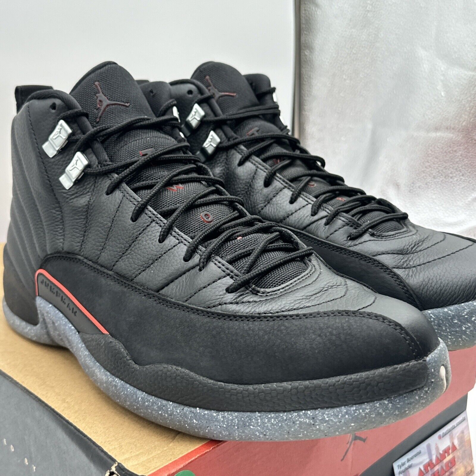 Nike Air Jordan 12 Retro Utility Black Crimson AJ12 DC1062 006 Men Shoe Size 13