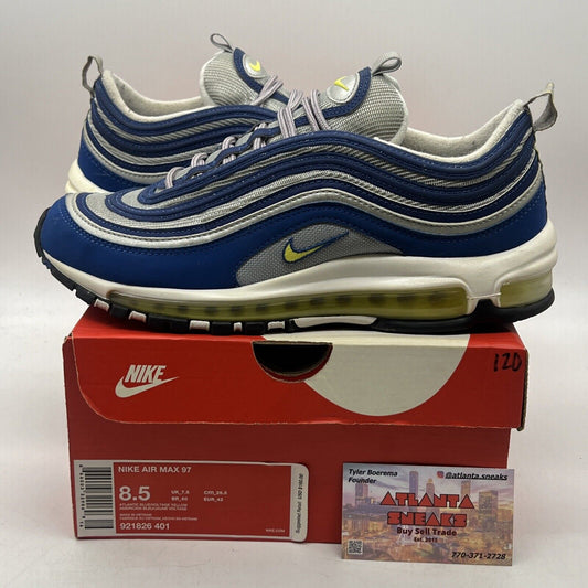 Size 8.5 - Nike Air Max 97 Atlantic Blue Grey Black (921826-401)