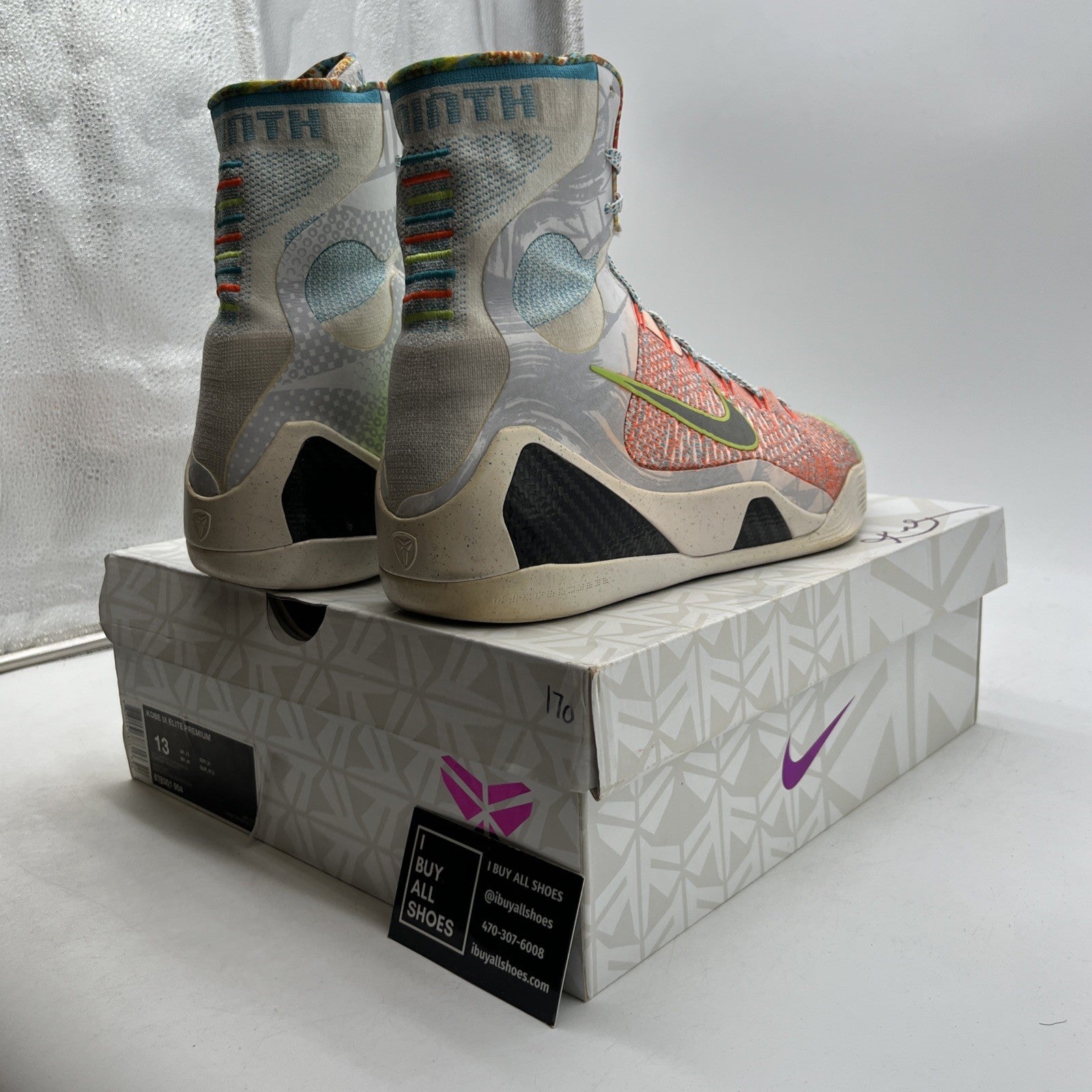 Size 13 - Nike Kobe 9 Elite Premium What The Kobe (678301-904)