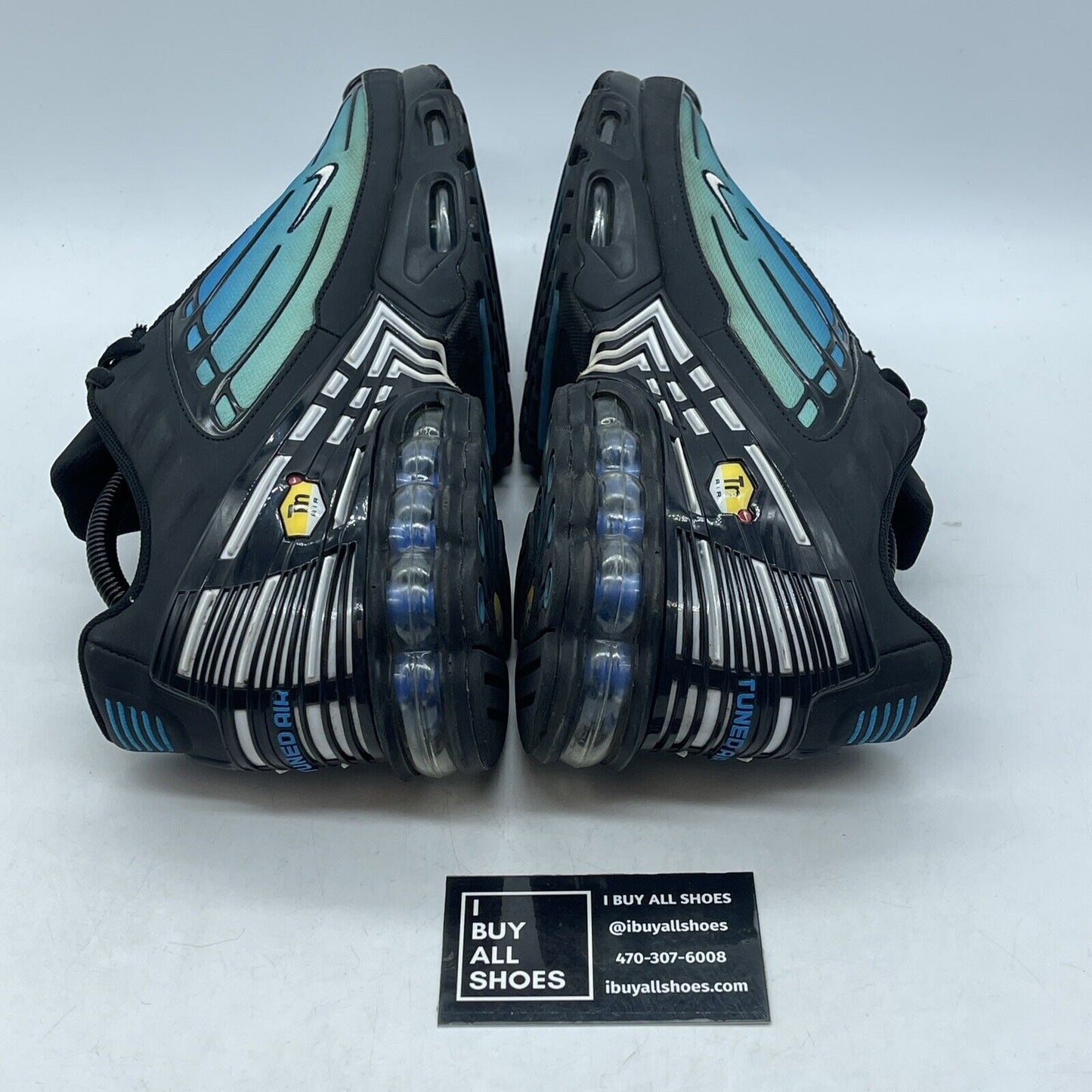 Size 11 - Nike Air Max Plus 3 Black Laser Blue Suede Leather (FQ2417-001)