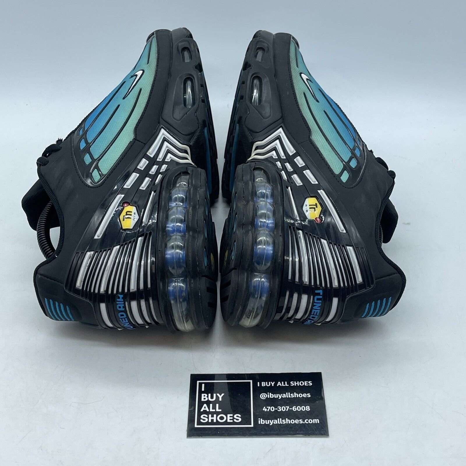 Size 11 - Nike Air Max Plus 3 Black Laser Blue Suede Leather (FQ2417-001)
