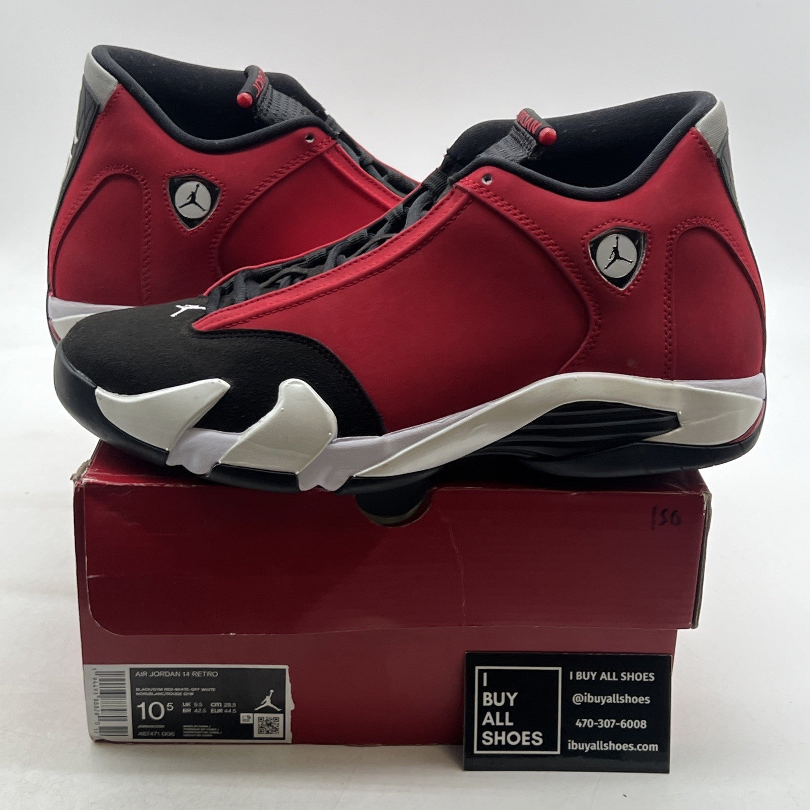Size 10.5 - Air Jordan 14 Retro Gym Red (487471-006)