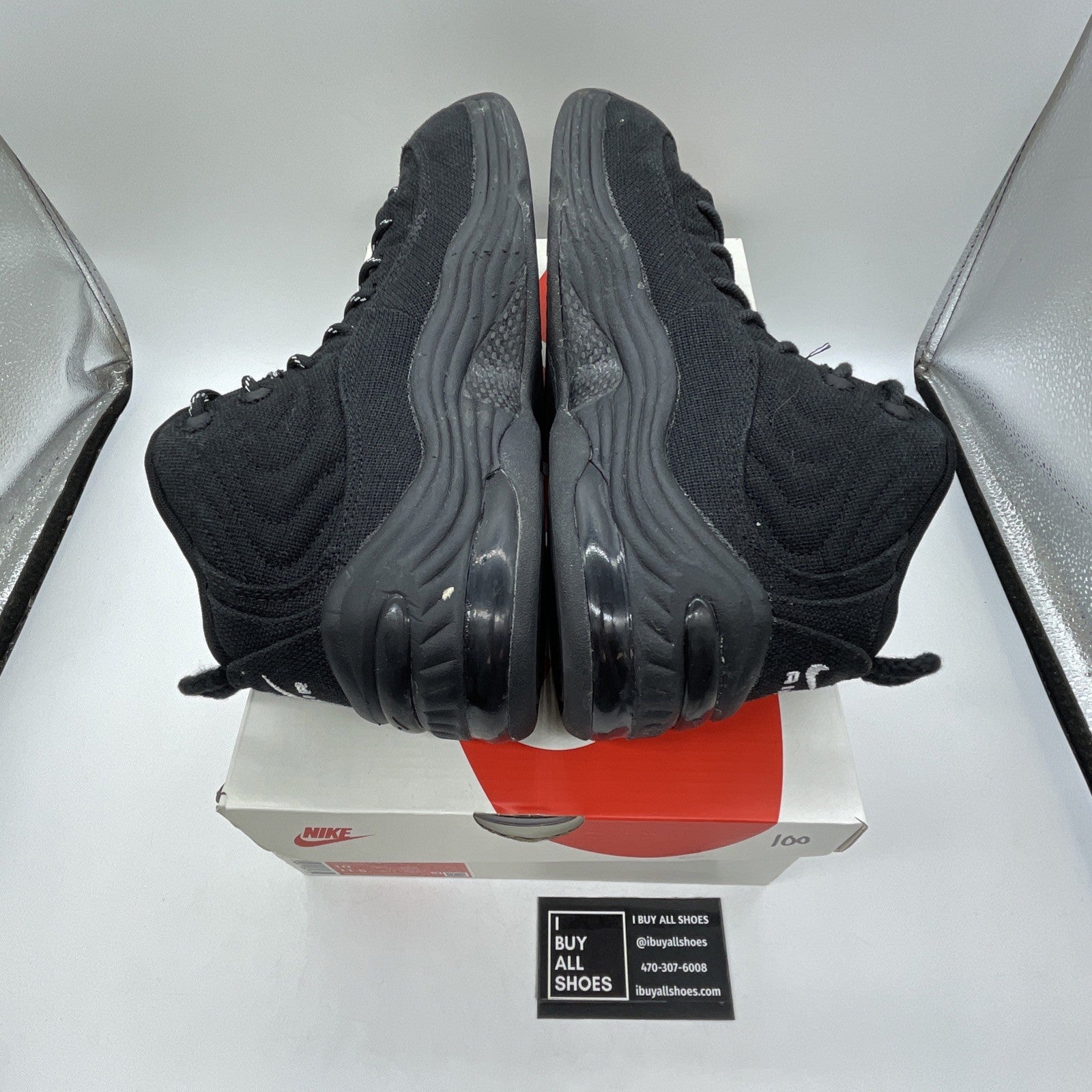 Size 10 - Nike Stussy x Air Penny 2 Black (DQ5674-001)