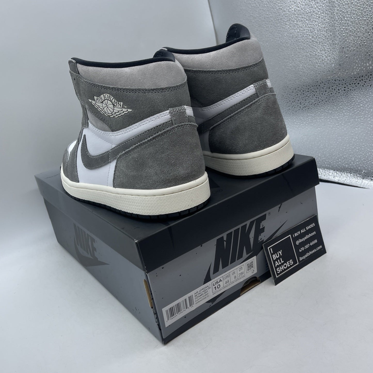 Size 10 - Air Jordan 1 Retro OG High Washed Black (DZ5485-051)