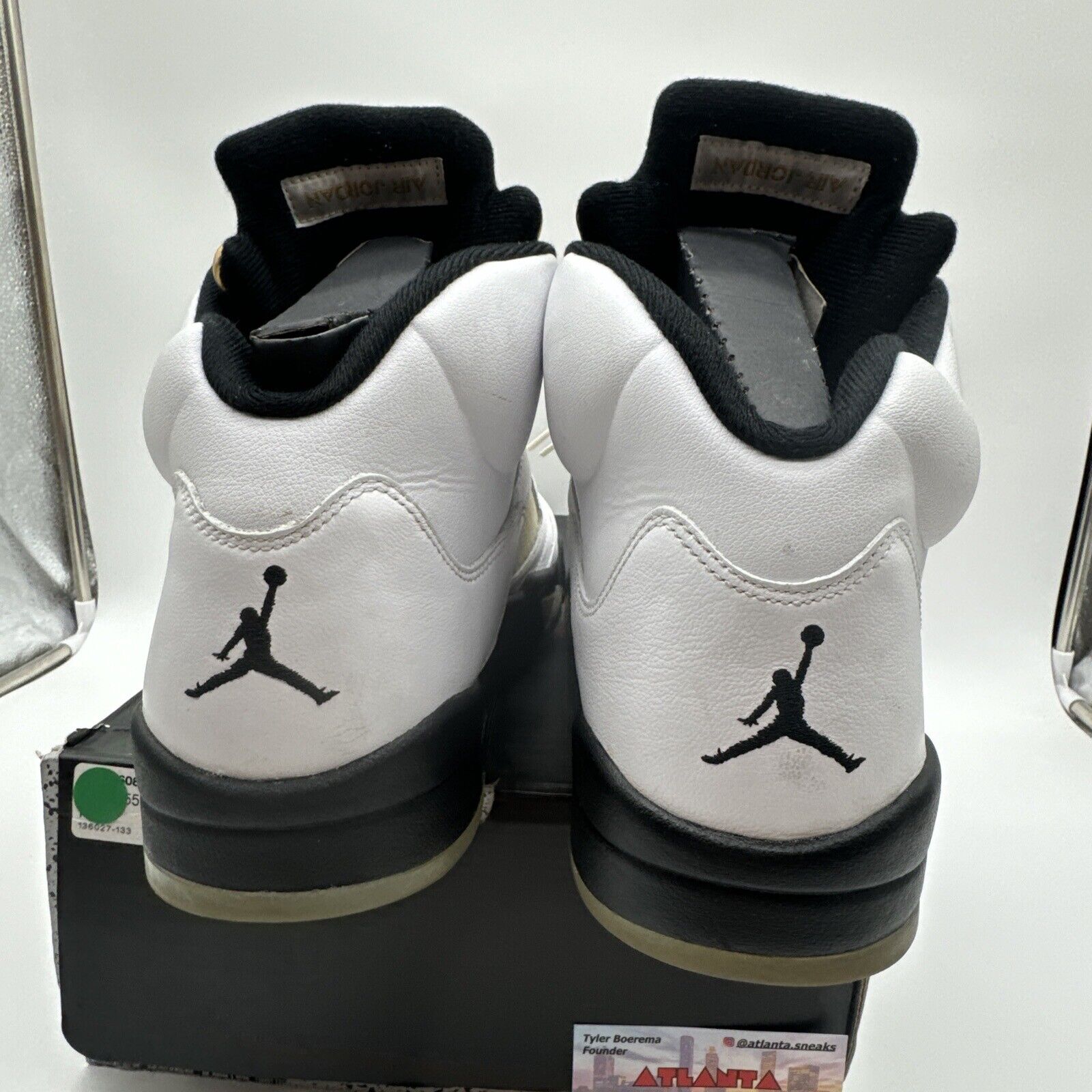 Size 12 - Jordan 5 Retro Olympic 2016 White Gold Black Icy Soles OG All Speckle