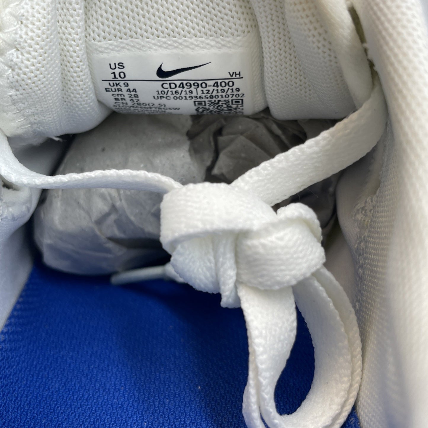Size 10 - Nike GTS Return SB Sport Royal Blue Grey White Suede (CD4990-400)