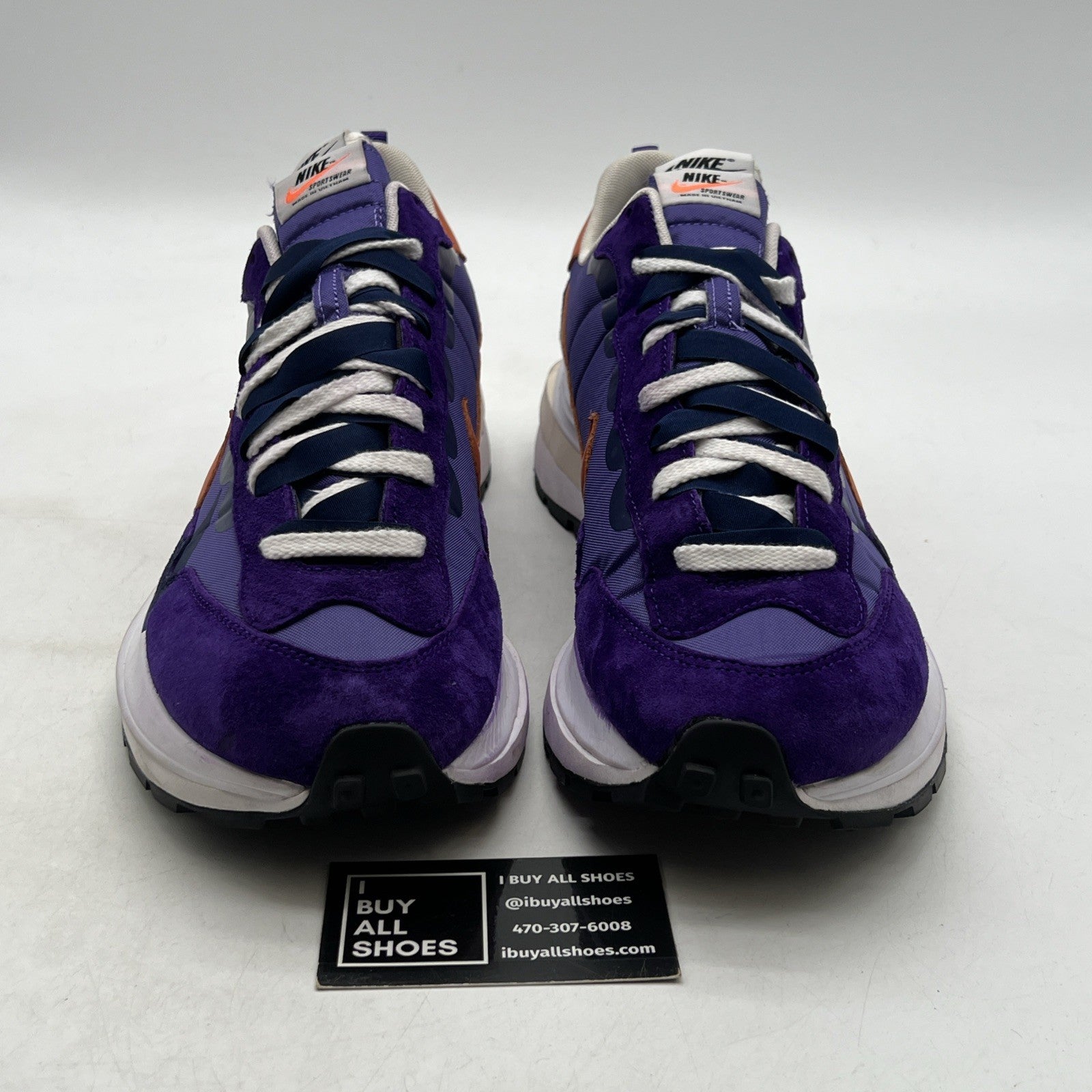 Size 11.5 - Nike sacai x VaporWaffle Dark Iris (DD1875-500)