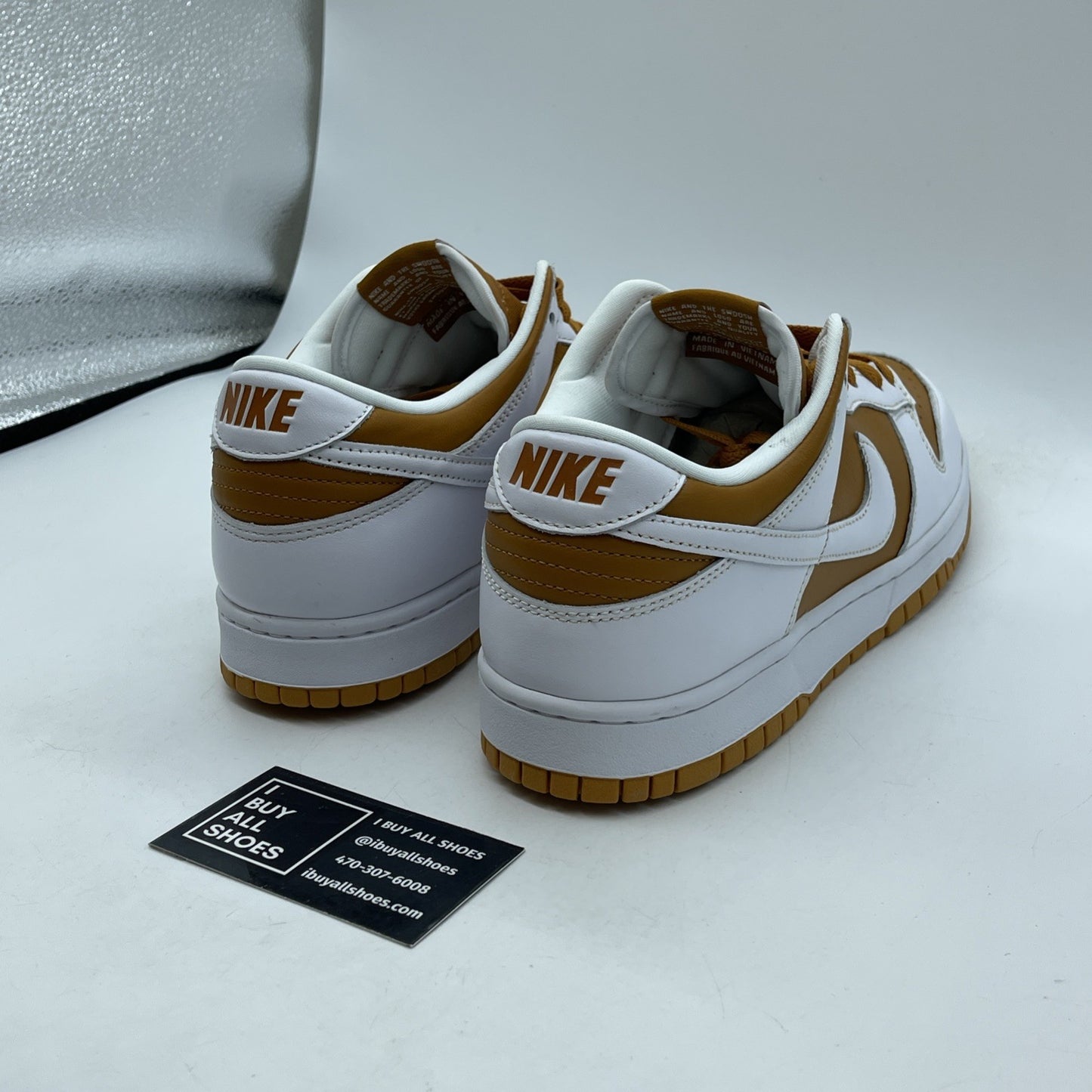 Size 10 - Nike Dunk CO.JP 2024 Low Reverse Curry White Brown (FQ6965-700)