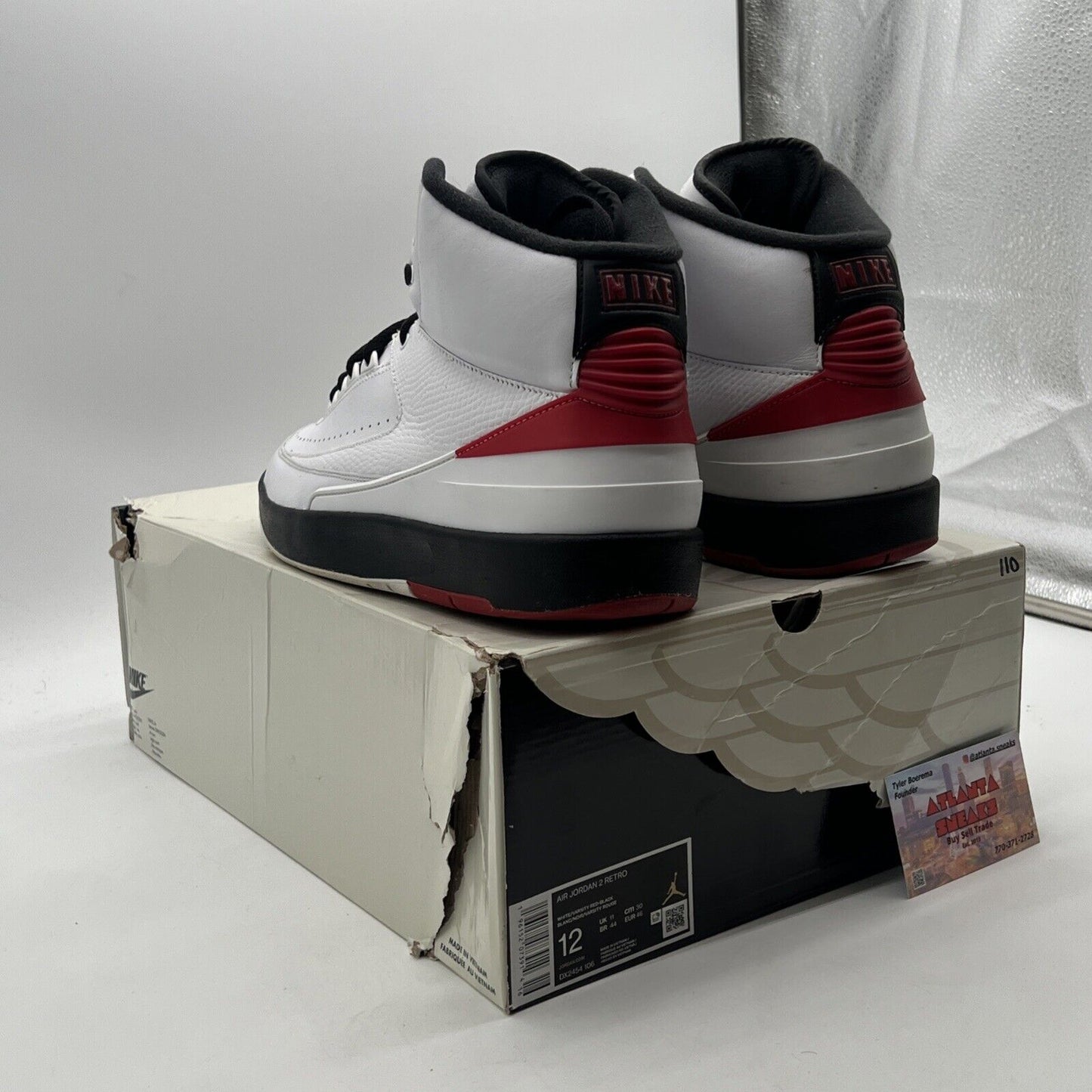 Size 12 - Air Jordan 2 Retro Mid Chicago (DX2454-106)