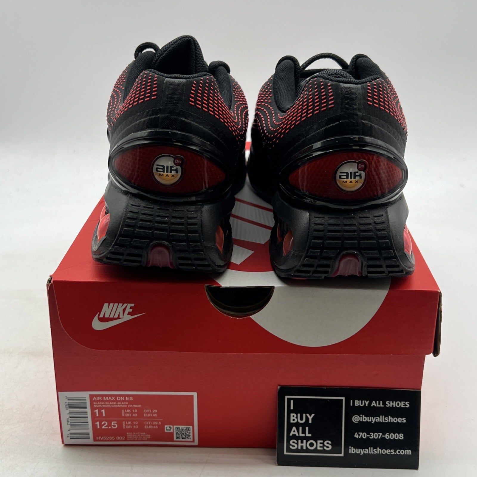 Size 11 - Nike Air Max DN Essential Black Bright Crimson (HV5235-002)