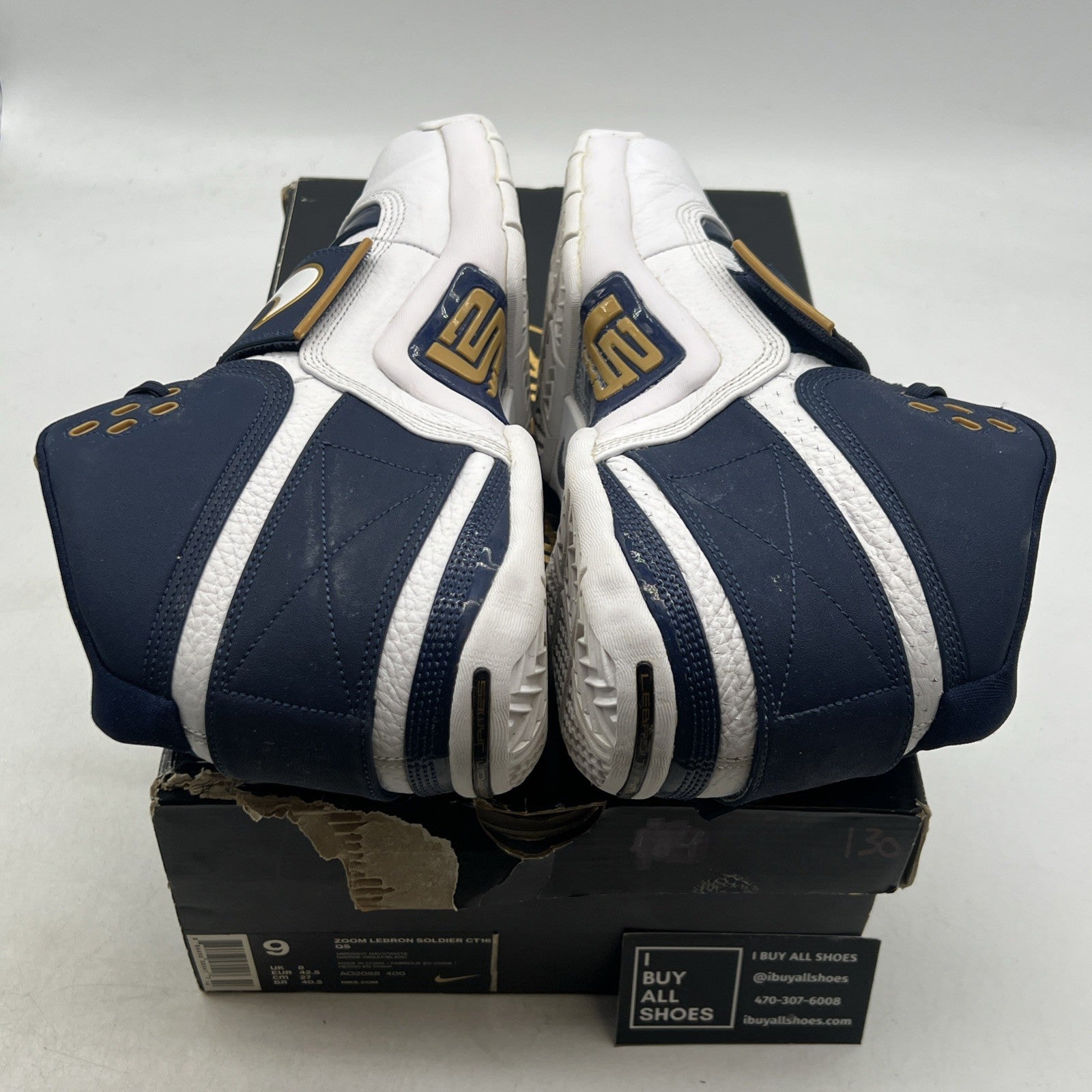 Size 9 - Nike LeBron Soldier 1 25 Straight (AO2088-400)