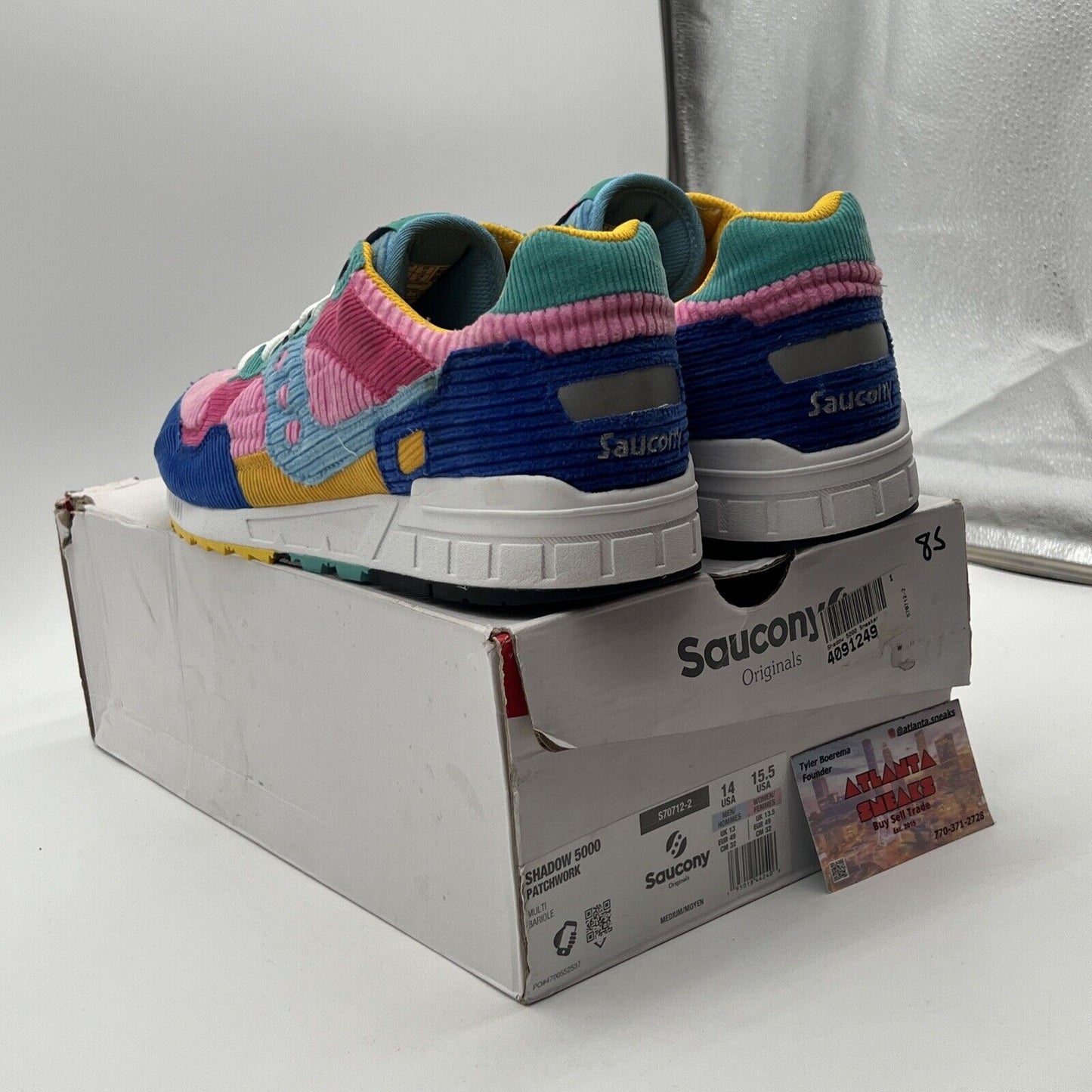 Size 14 - Saucony Shadow 5000 Patchwork Pink Blue Teal Orange (S70712-2)