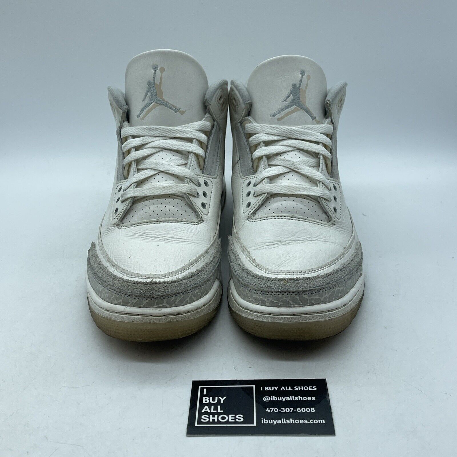 Size 10.5 - Air Jordan 3 Retro Craft Ivory/Grey White Leather (FJ9579-100)