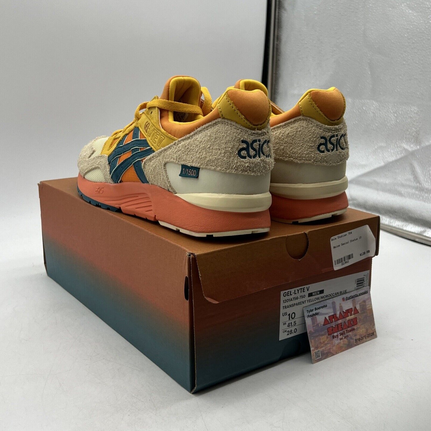 Size 10 - ASICS Social Status x Charolette Lab Schools x Gel Lyte 5 Eternal