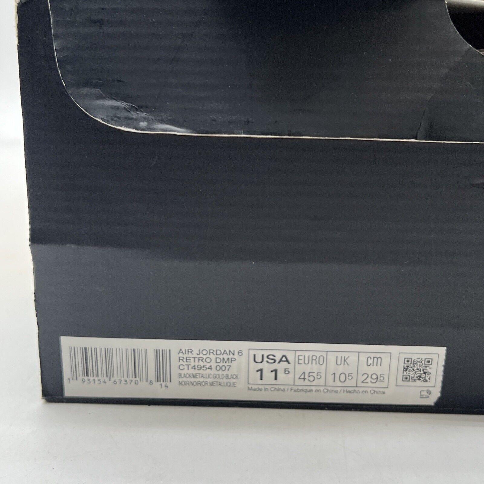 Size 11.5 - Air Jordan 6 Retro Defining Moments 2020 (CT4954-007)