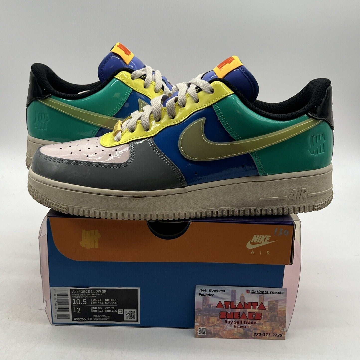 Size 10.5 - Nike Undefeated x Air Force 1 Low Community (DV5255-001)