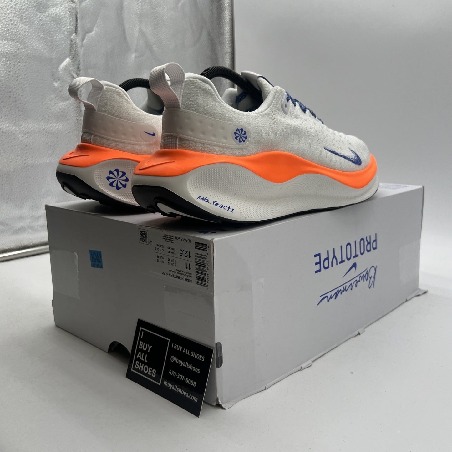Size 11 - Nike ReactX Infinity Run 4 Blueprint Pack (HJ6648-900)