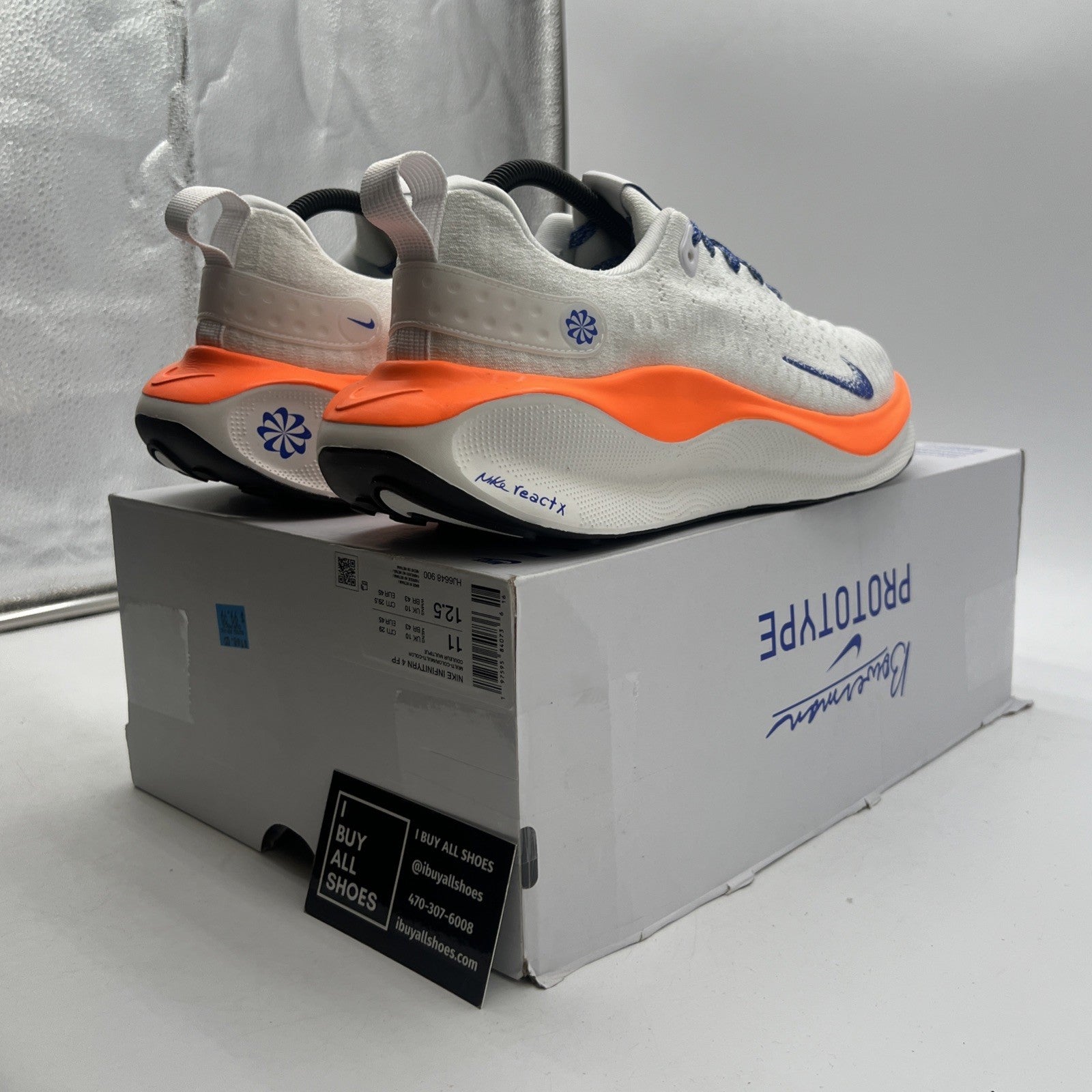 Size 11 - Nike ReactX Infinity Run 4 Blueprint Pack (HJ6648-900)