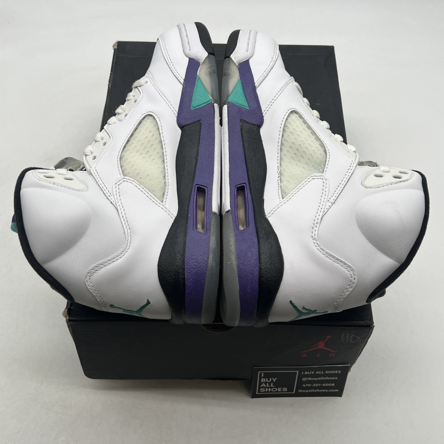 Size 9.5 - Air Jordan 5 Retro Grape 2013 (136027-108)