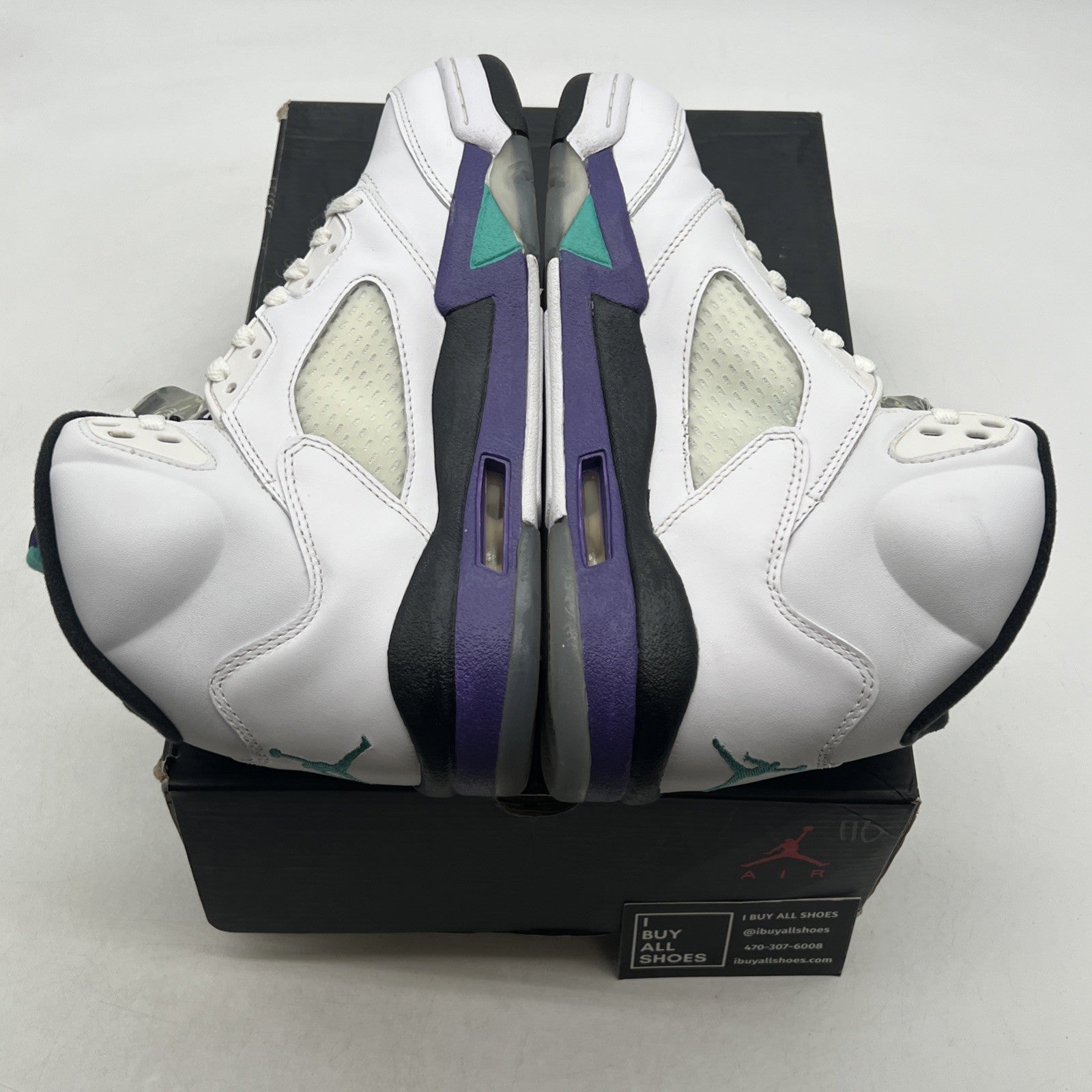 Size 9.5 - Air Jordan 5 Retro Grape 2013 (136027-108)