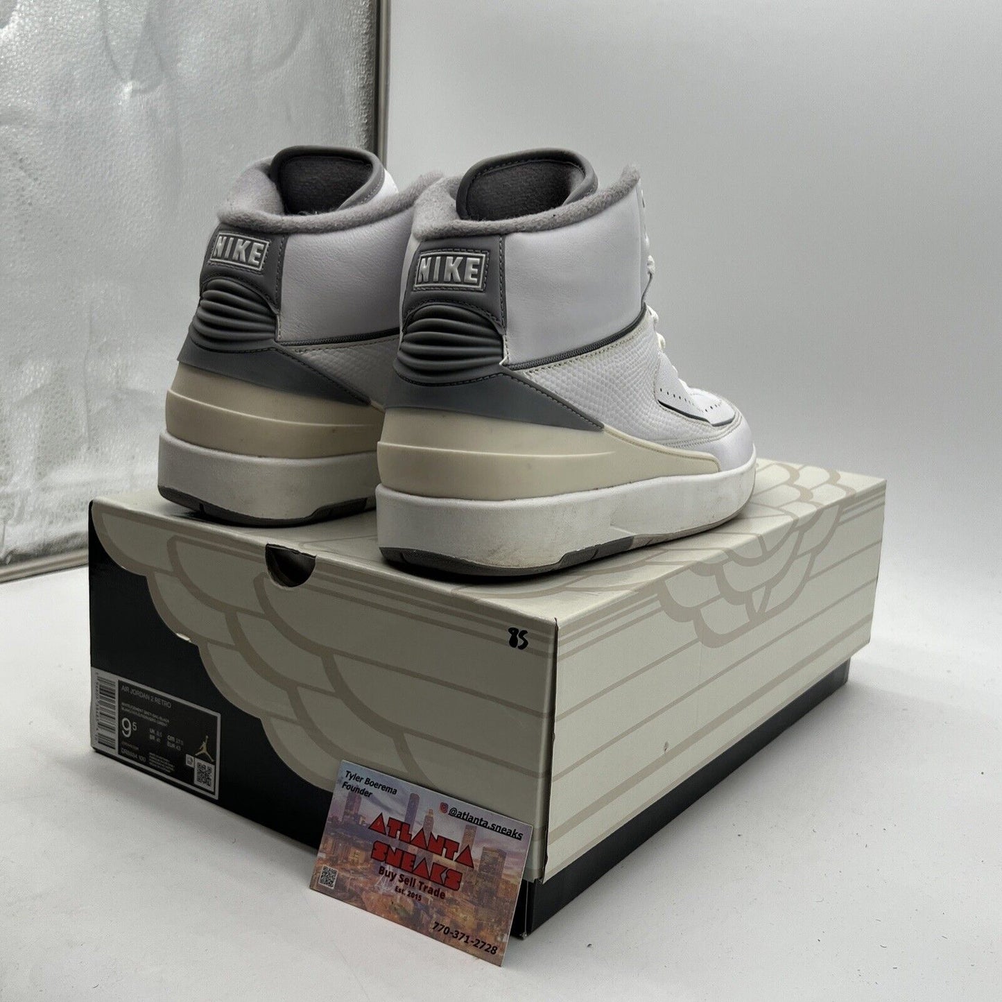 Size 9.5 - Air Jordan 2 Retro White Cement (DR8884-100)