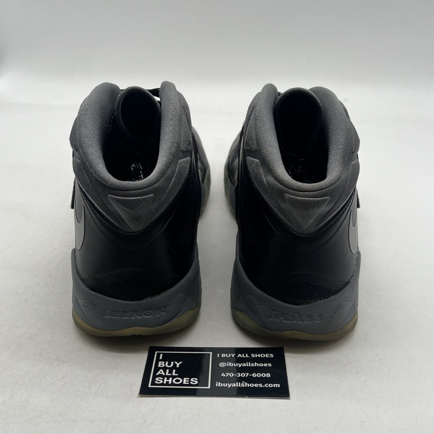 Size 14 - Nike LeBron Zoom Soldier 7 Black (609679-001)