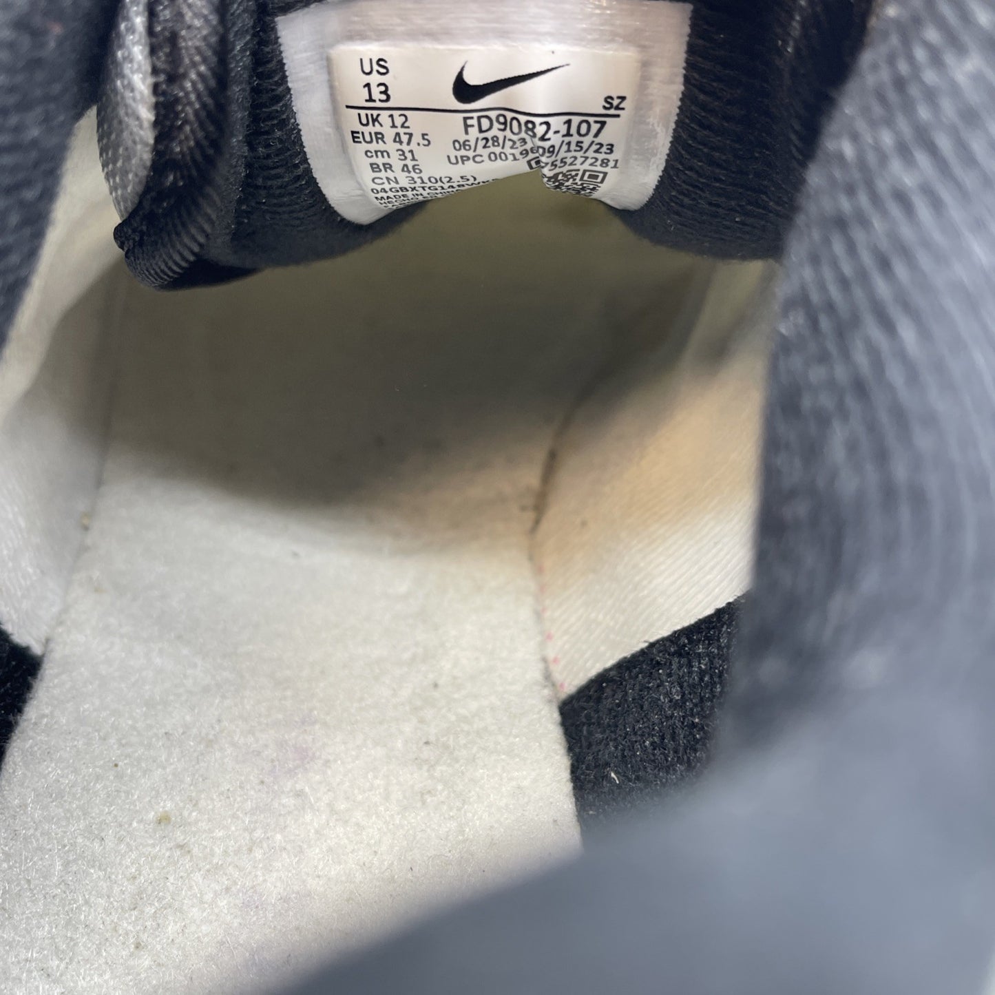 Size 9.5 - Nike Air Max 1 White Black (FD90821-107)