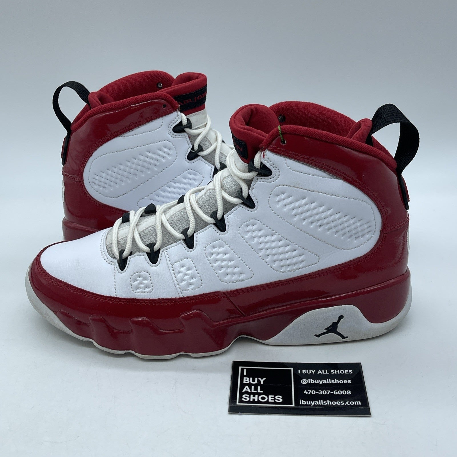 Size 9.5 - Air Jordan 9 Retro Gym Red White Black Leather (302370-160)