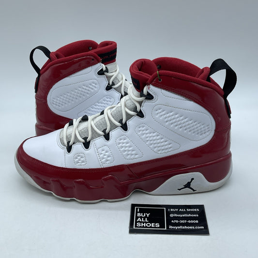 Size 9.5 - Air Jordan 9 Retro Gym Red White Black Leather (302370-160)