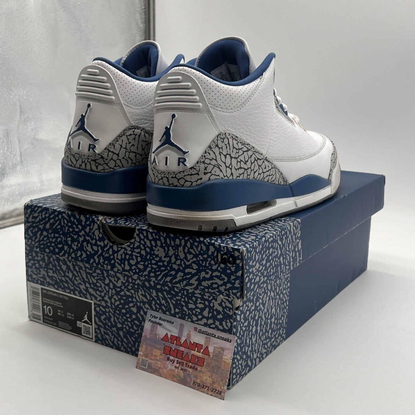 Size 10 - Air Jordan 3 Retro Mid Washington Wizards (CT8532-148)