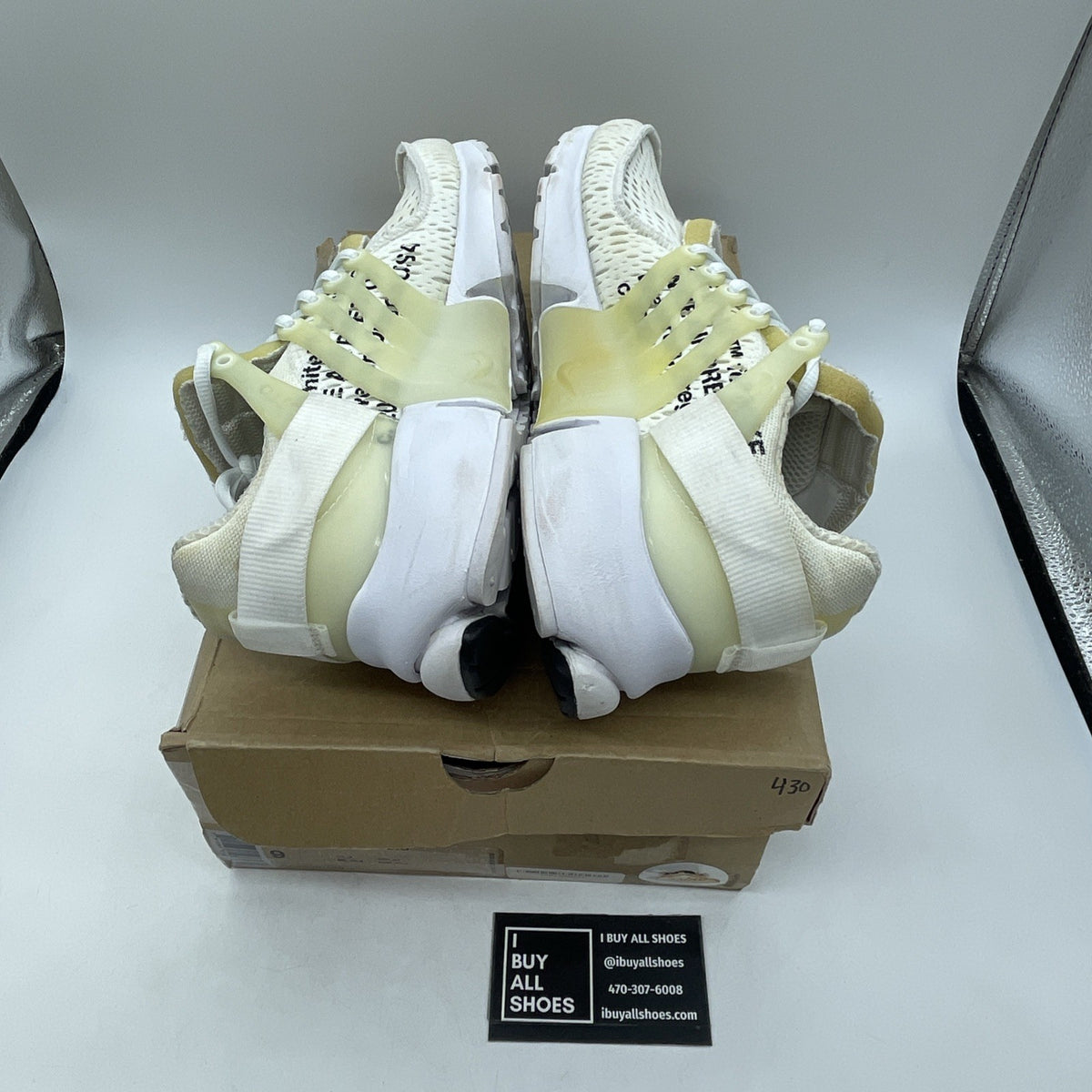 Size 9 - Nike Air Presto x Off-White White 2018 (AA3830-100)
