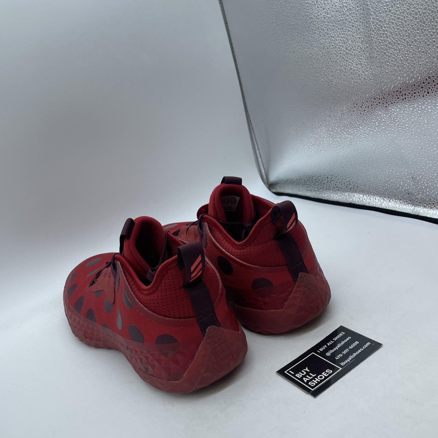 Size 13 - adidas Harden Vol. 5 Futurenatural Team Power Red Black (H68595)